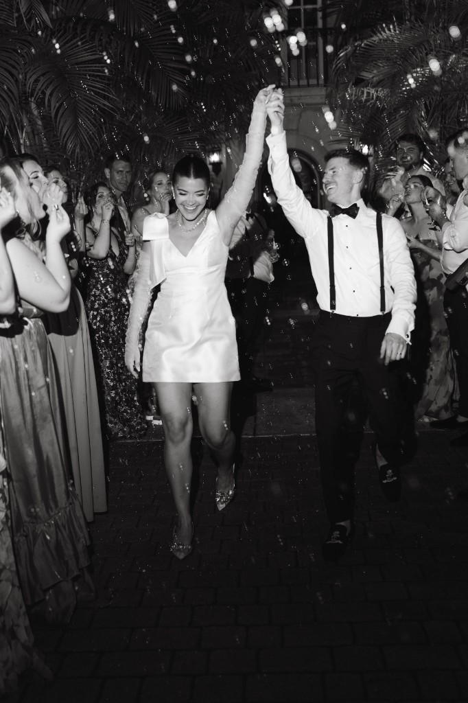 Wedding send-off